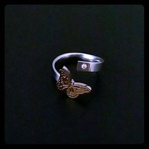 Golden Butterfly Ring